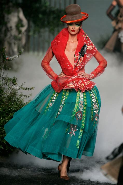 dior fall 2005 couture|john galliano christian Dior.